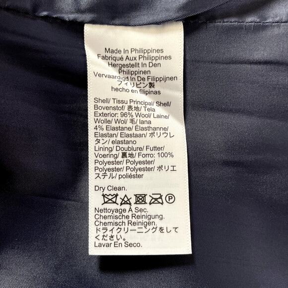 J.Crew Vivienne Blazer Italian Bi Stretch Merino Wool Blend Office CC421 Black 6 - Picture 16 of 16